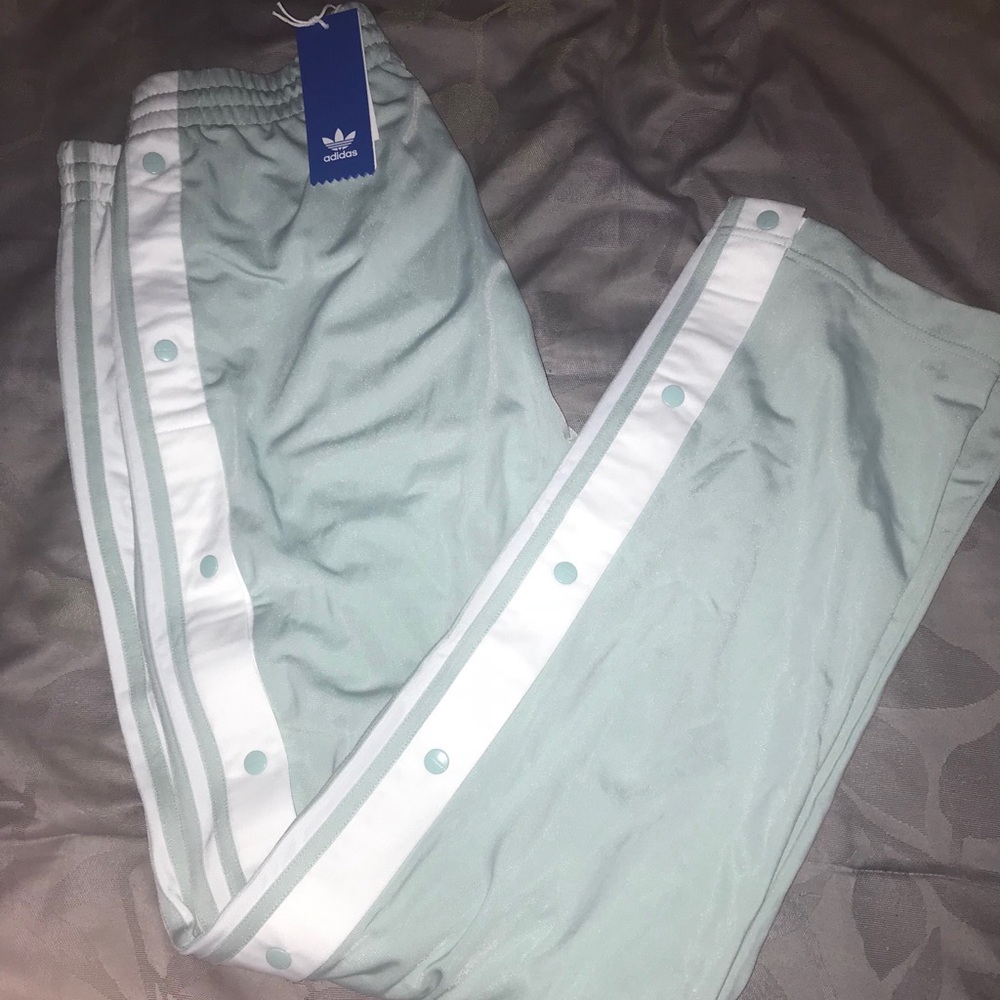 Adidas snap sweat pants